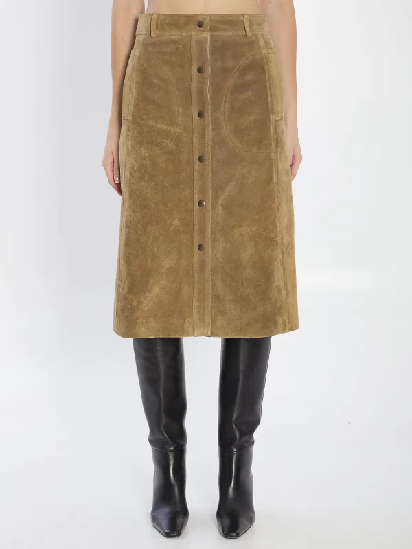 ELEN SUEDE SKIRT sold by Lord & Taylor