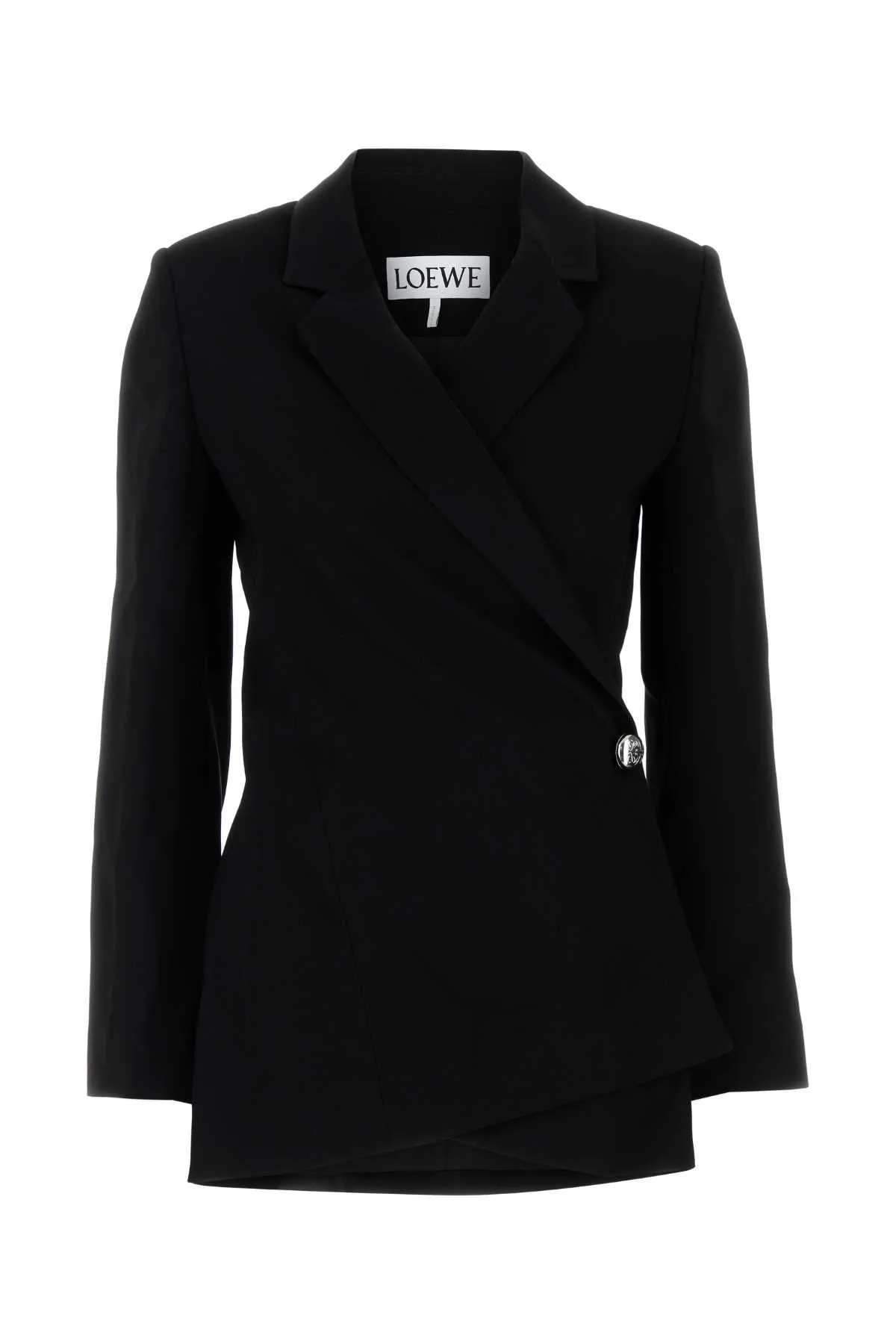 BLACK STRETCH CREPE BLAZER sold by Lord & Taylor