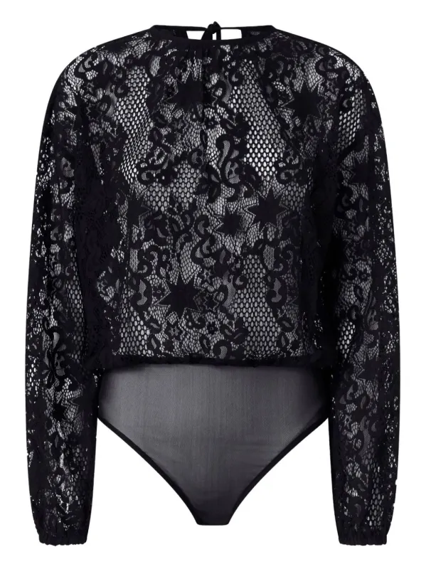BLACK NYLON BLEND TOP sold by Lord & Taylor