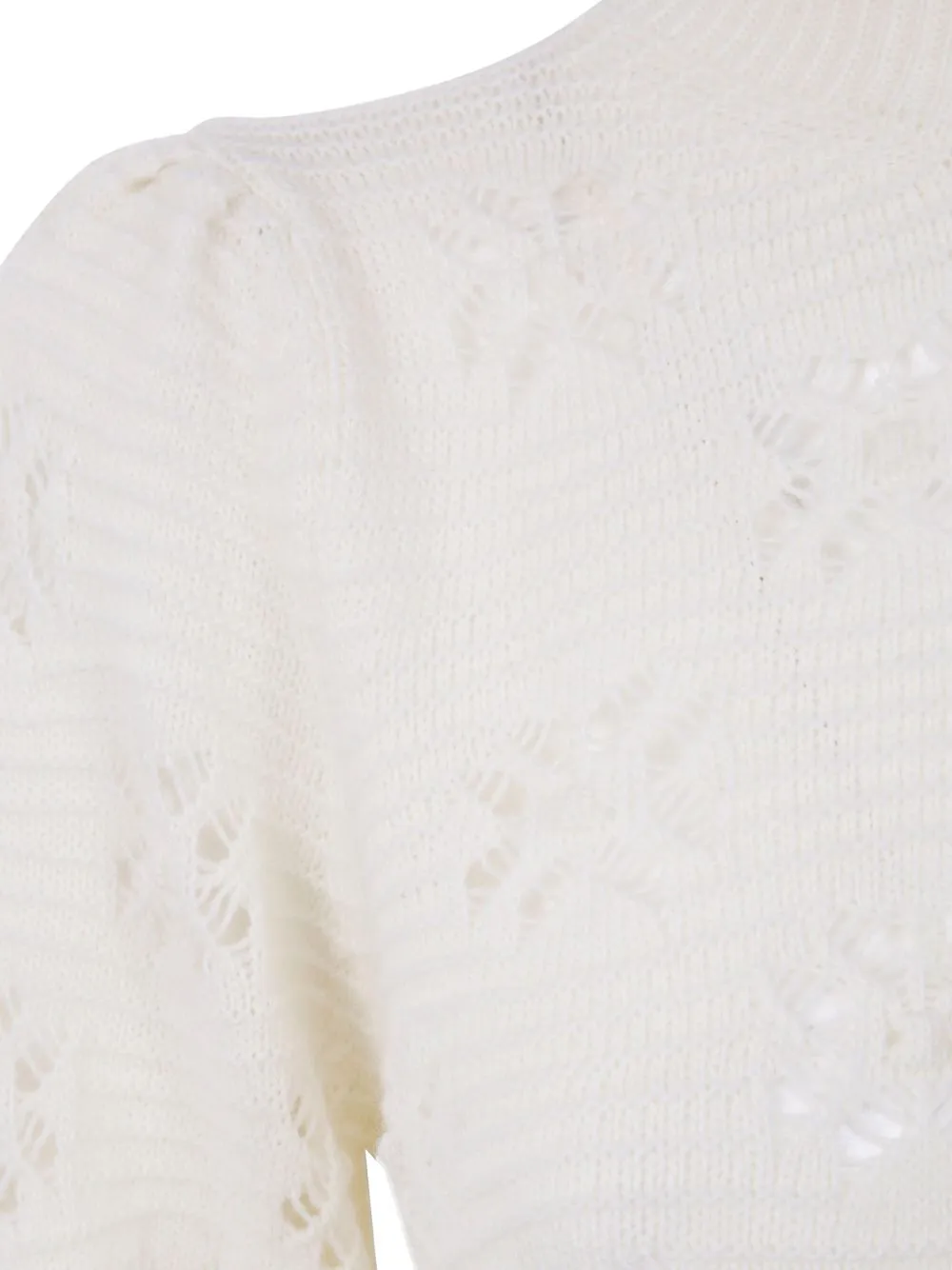 WHITE WOOL BLEND SWEATER sold by Lord & Taylor product image thumbnail 2