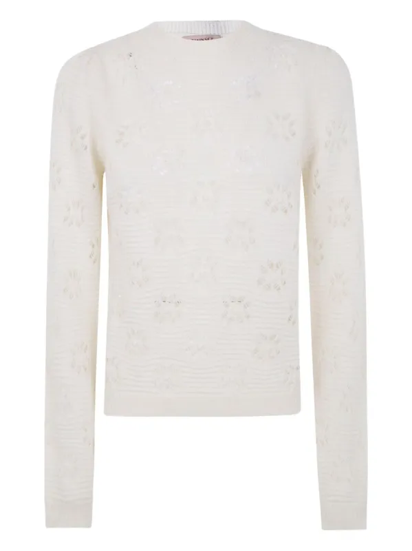 WHITE WOOL BLEND SWEATER sold by Lord & Taylor