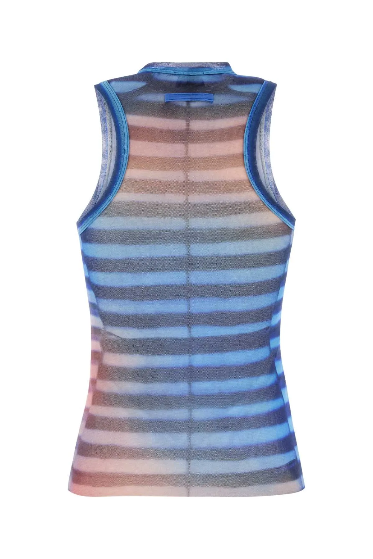 PRINTED TULLE THE AIR TANK TOP sold by Lord & Taylor product image thumbnail 2
