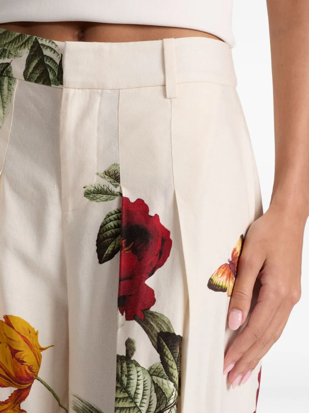 BLAIRE LINEN BLEND TROUSERS sold by Lord & Taylor product image thumbnail 3