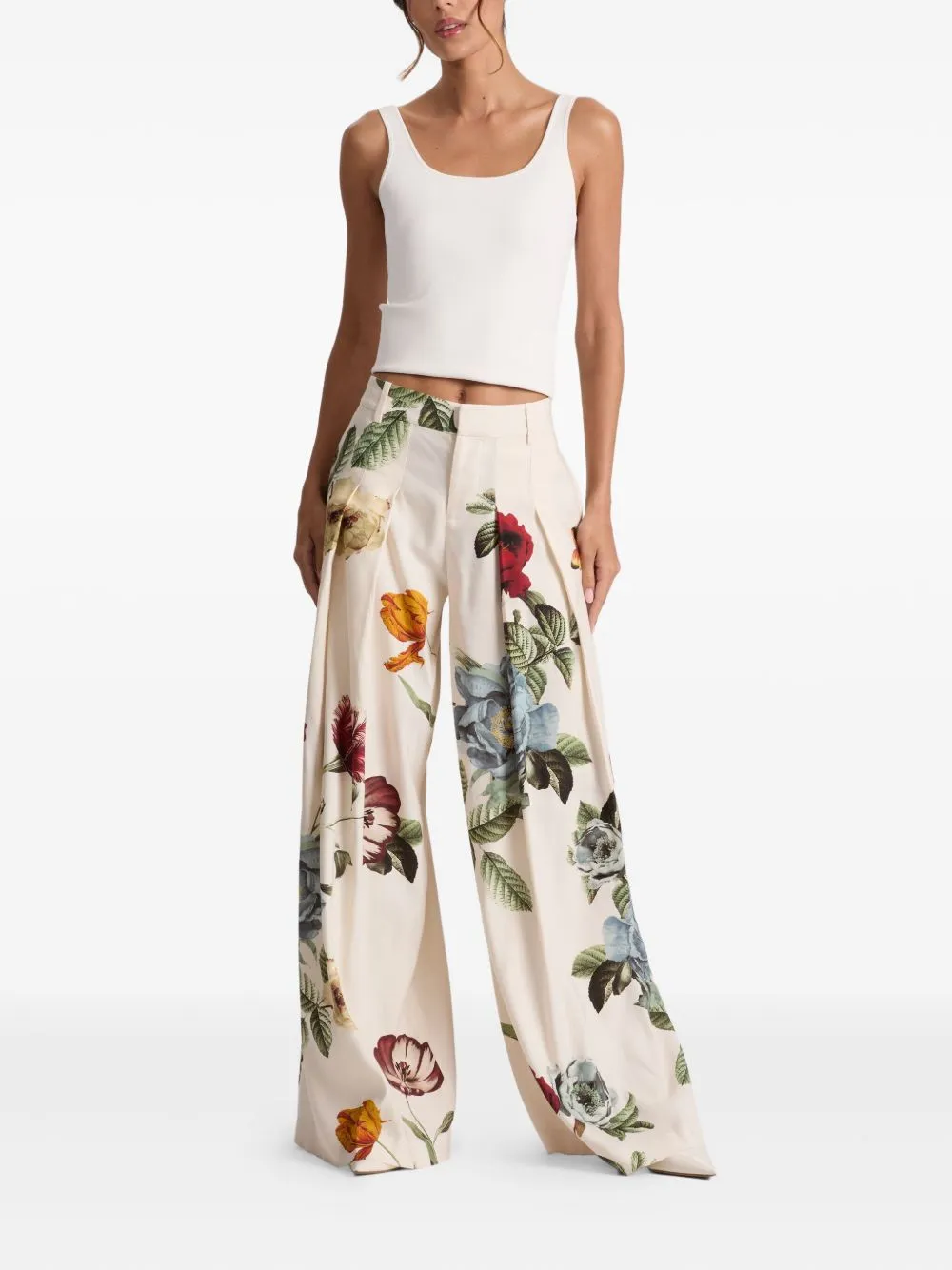 BLAIRE LINEN BLEND TROUSERS sold by Lord & Taylor product image thumbnail 2