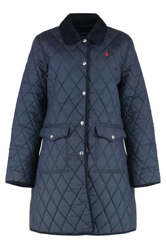 QUILTED RIDING-COAT sold by Lord & Taylor