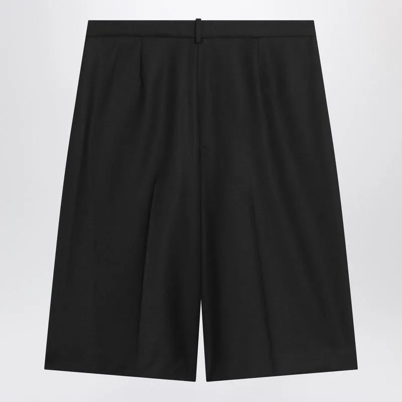 BERMUDA IN BLACK VIRGIN WOOL sold by Lord & Taylor product image thumbnail 2