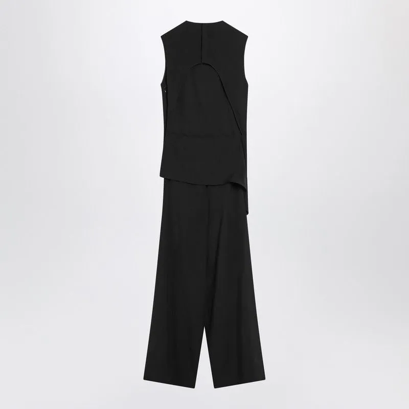 FULL JUMPSUIT WITH A BELT AT THE WAIST sold by Lord & Taylor product image thumbnail 2