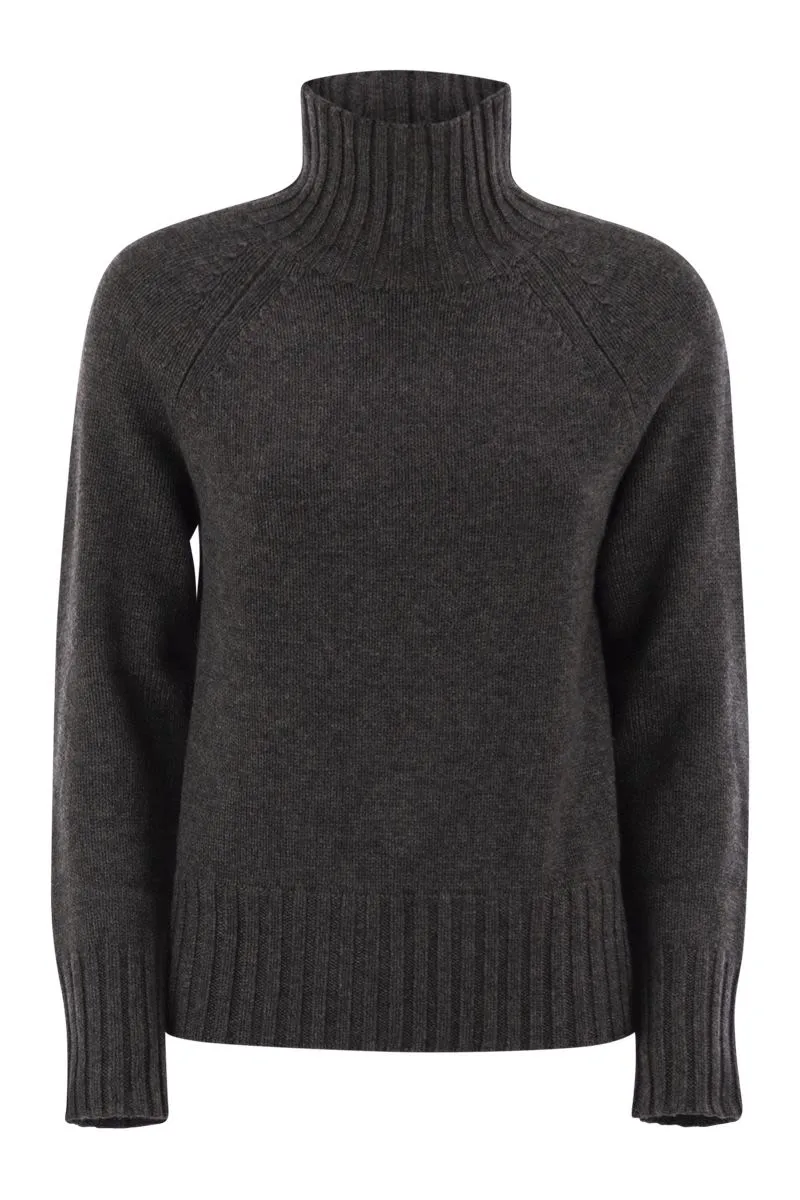 TURTLENECK IN WOOL AND CASHMERE YARN sold by Lord & Taylor