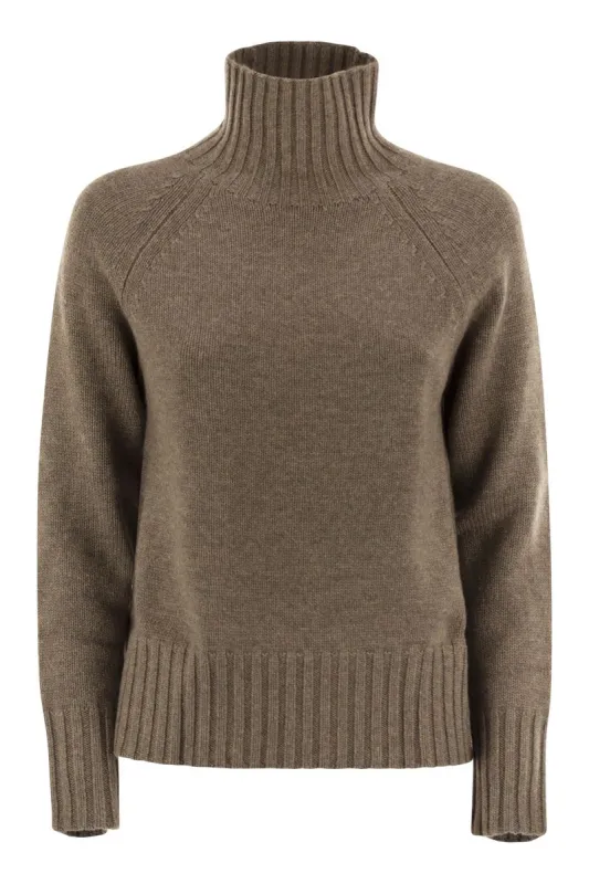TURTLENECK IN WOOL AND CASHMERE YARN sold by Lord & Taylor