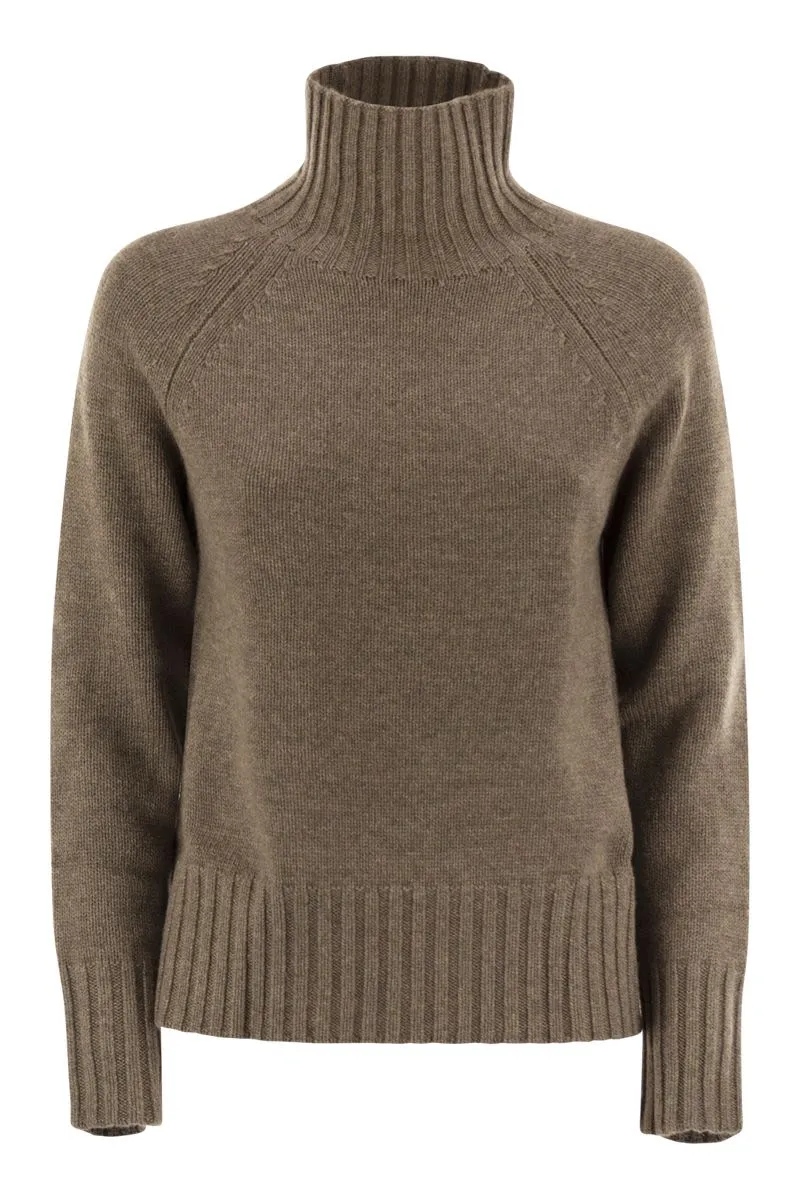 TURTLENECK IN WOOL AND CASHMERE YARN sold by Lord & Taylor