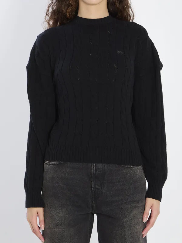 SWEATER WITH LOGO made by Balenciaga