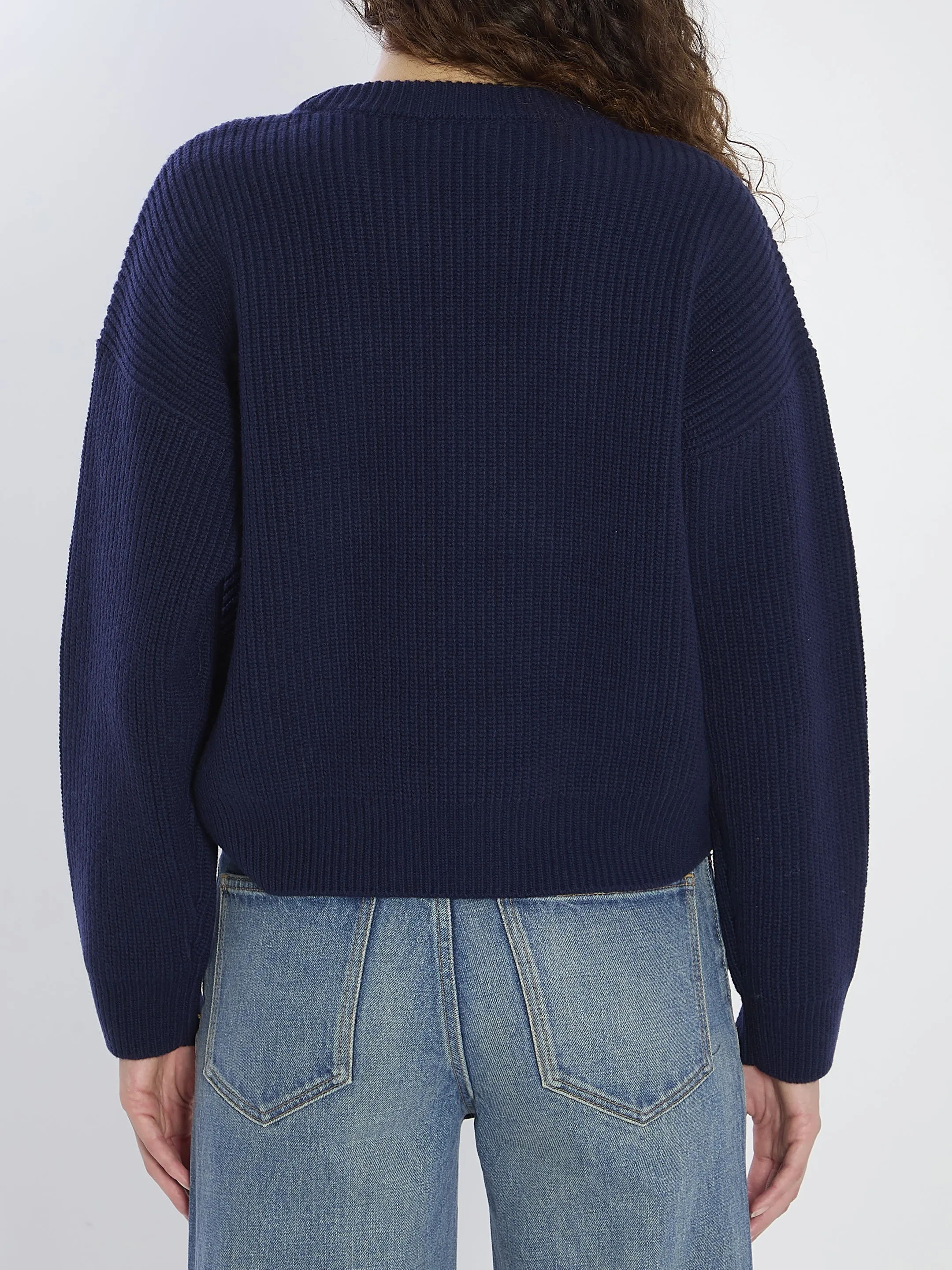 RIBBED WOOL CREW-NECK SWEATER sold by Lord & Taylor product image thumbnail 4