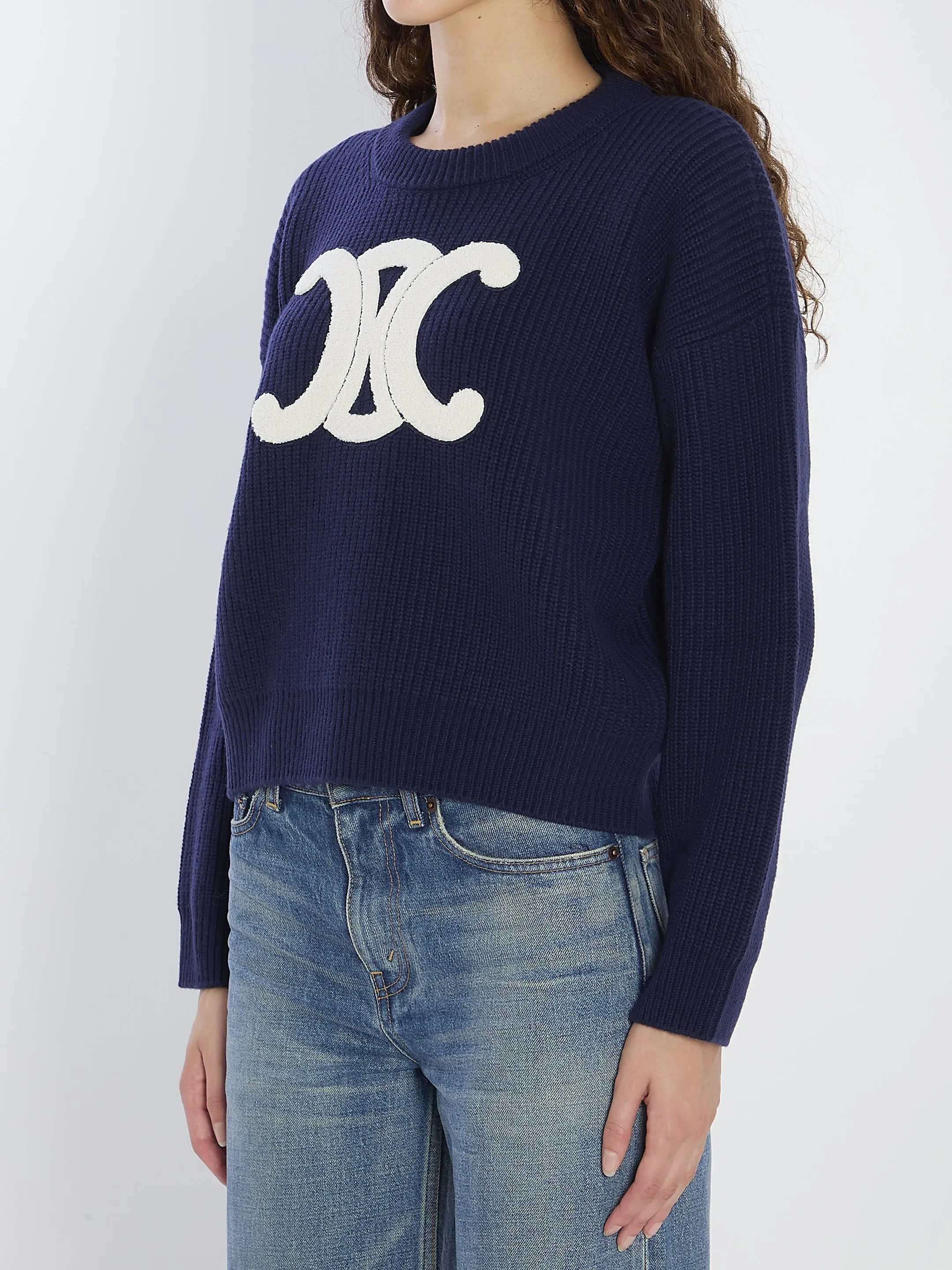 RIBBED WOOL CREW-NECK SWEATER sold by Lord & Taylor product image thumbnail 2