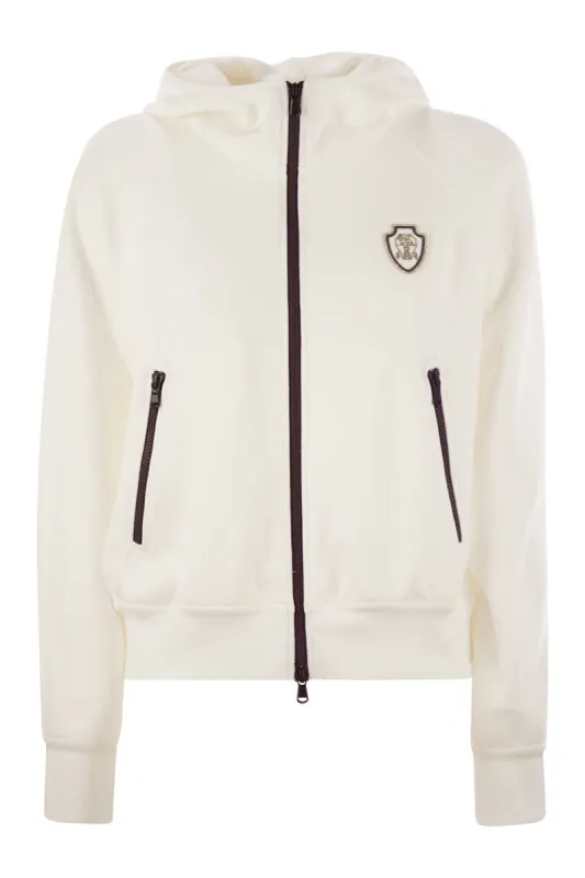 LOGO COTTON HOODIE sold by Lord & Taylor