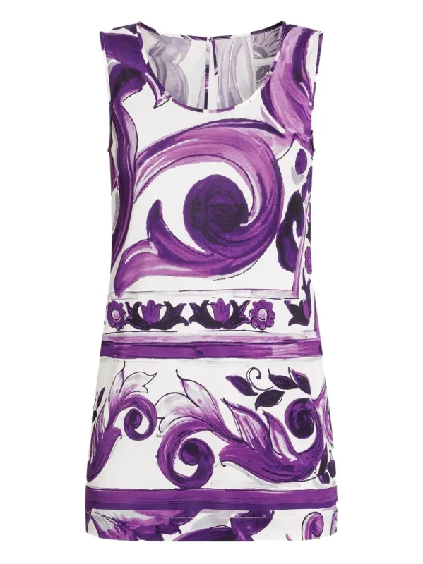 MAIOLICA PRINT TANK TOP sold by Lord & Taylor