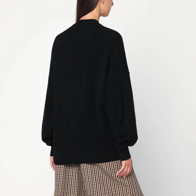 ASYMMETRICAL BLACK CASHMERE CARDIGAN sold by Lord & Taylor product image thumbnail 2