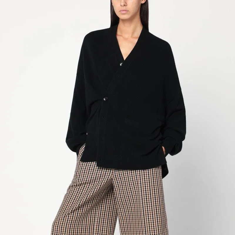 ASYMMETRICAL BLACK CASHMERE CARDIGAN sold by Lord & Taylor