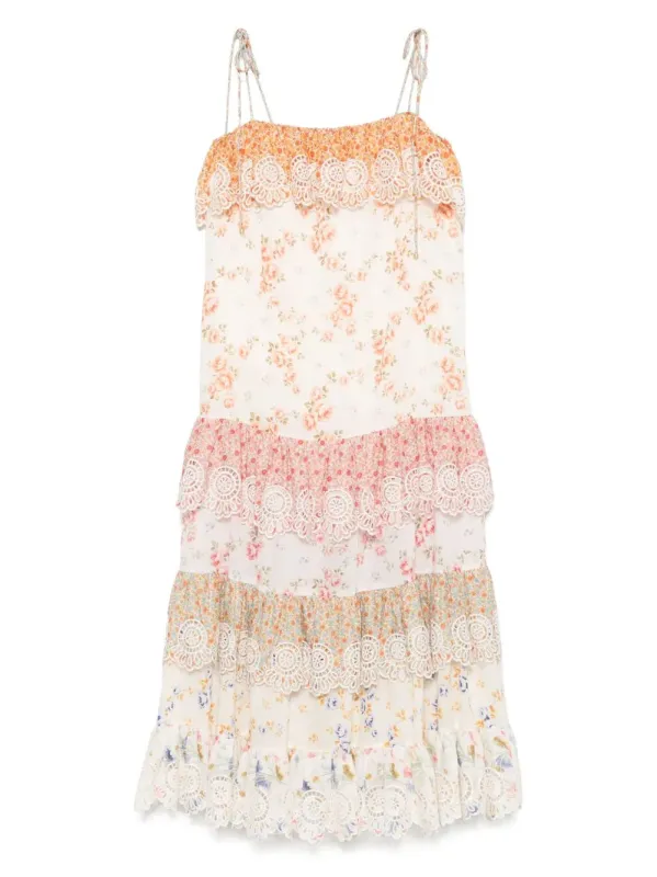 ZIMMERMANN FLORAL-PRINT MIDI DRESS sold by Lord & Taylor