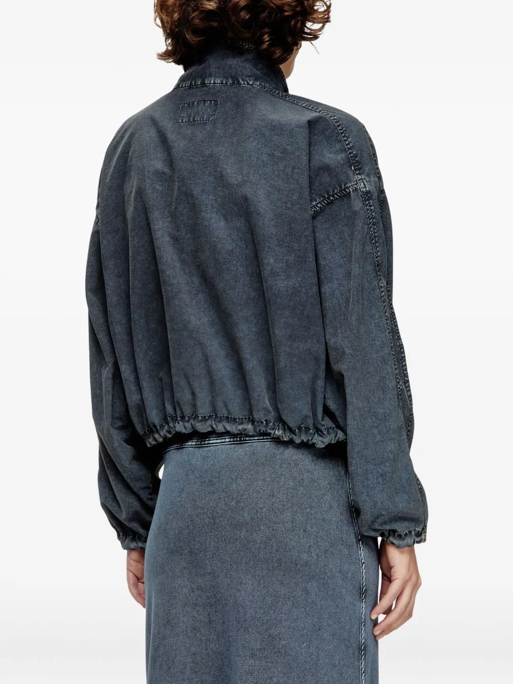 DIESEL G-LEAM-R1 CROPPED DENIM JACKET sold by Lord & Taylor product image thumbnail 4