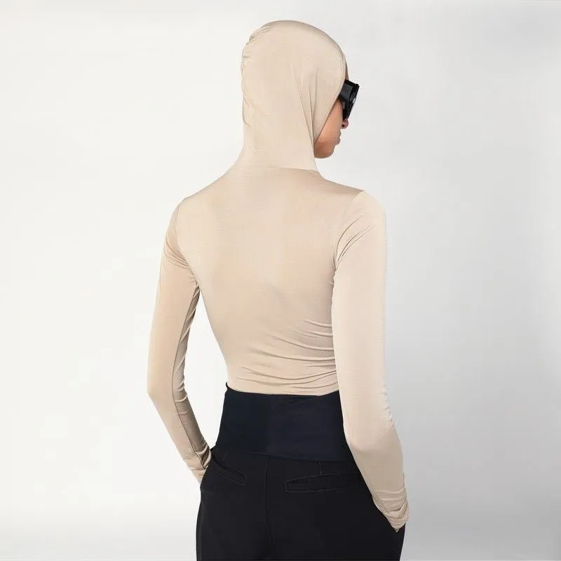 BILLIE HOODED TOP IN FLESH COLOUR sold by Lord & Taylor product image thumbnail 2