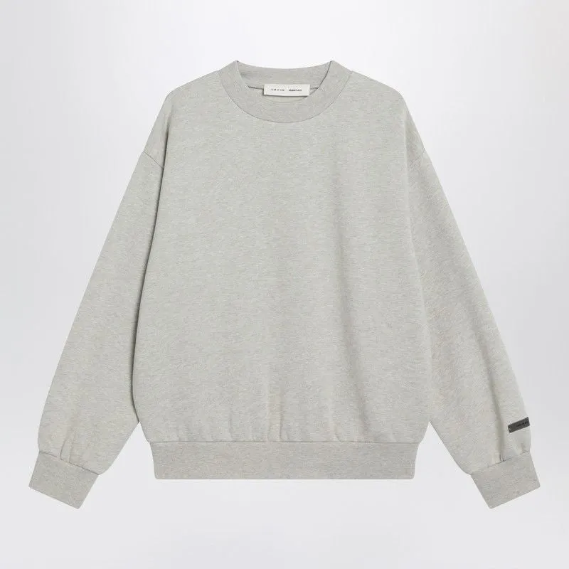GREIGE BRUSHED COTTON SWEATSHIRT sold by Lord & Taylor