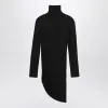 BLACK DRAPED SPALLINA DRESS sold by Lord & Taylor