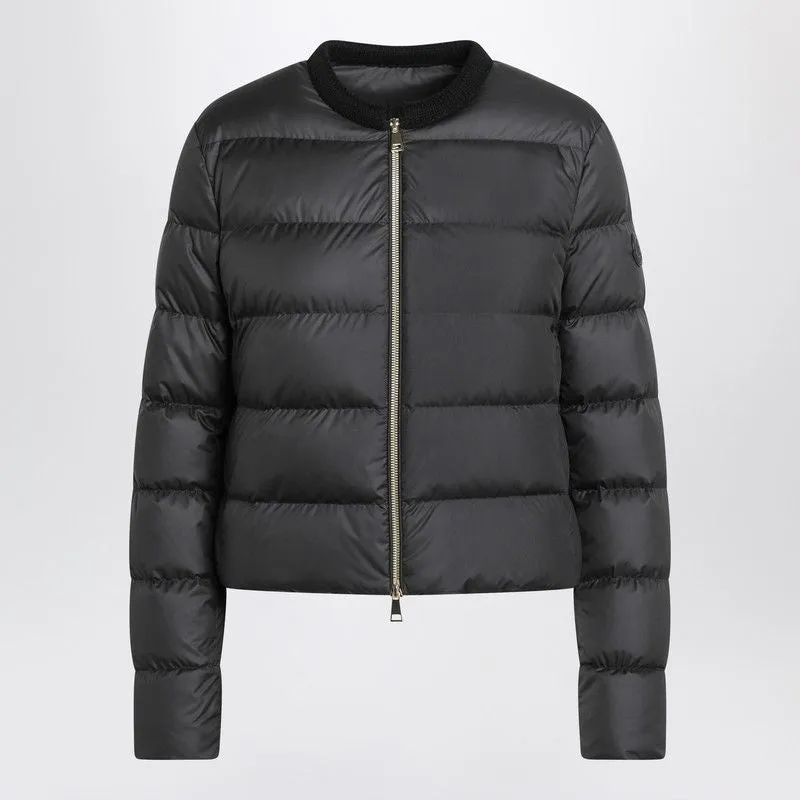 BLACK SHORT ZIP-UP PUFFER JACKET sold by Lord & Taylor
