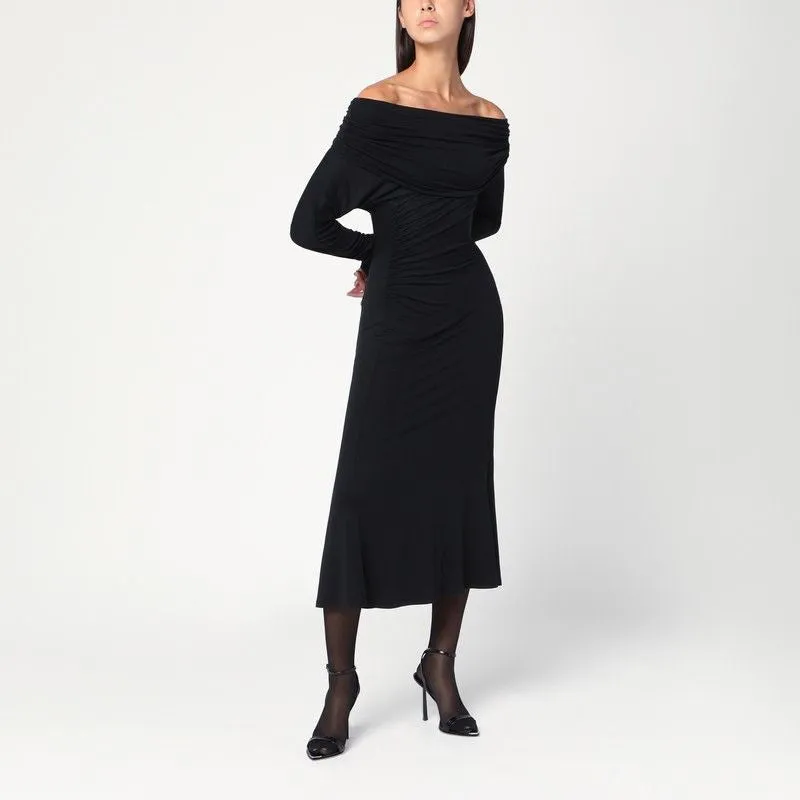 BLACK ZOE MIDI DRESS sold by Lord & Taylor