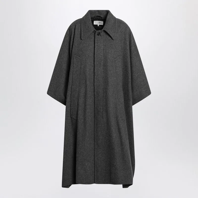 LONG GRAY CAPE COAT sold by Lord & Taylor