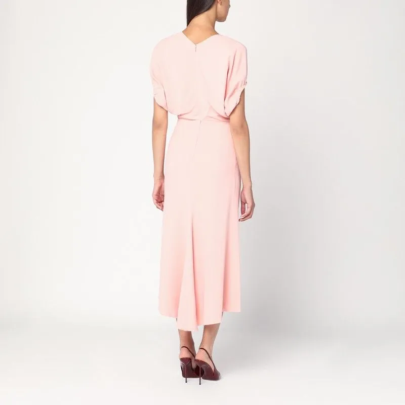 PINK SATIN MIDI DRESS sold by Lord & Taylor product image thumbnail 2