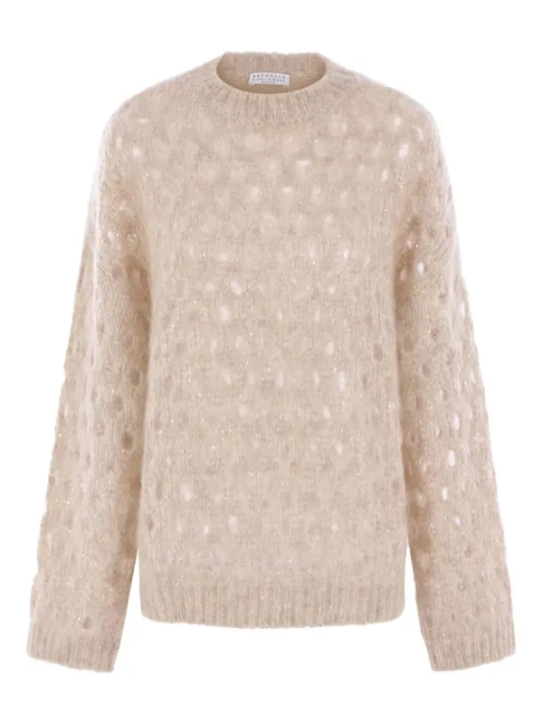 SEQUIN-ADORNED KNIT SWEATER sold by Lord & Taylor