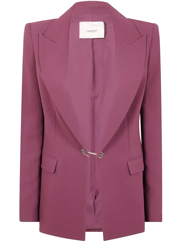 BLAZER WITH PEAK LAPELS AND BUTTON CLOSURE sold by Lord & Taylor