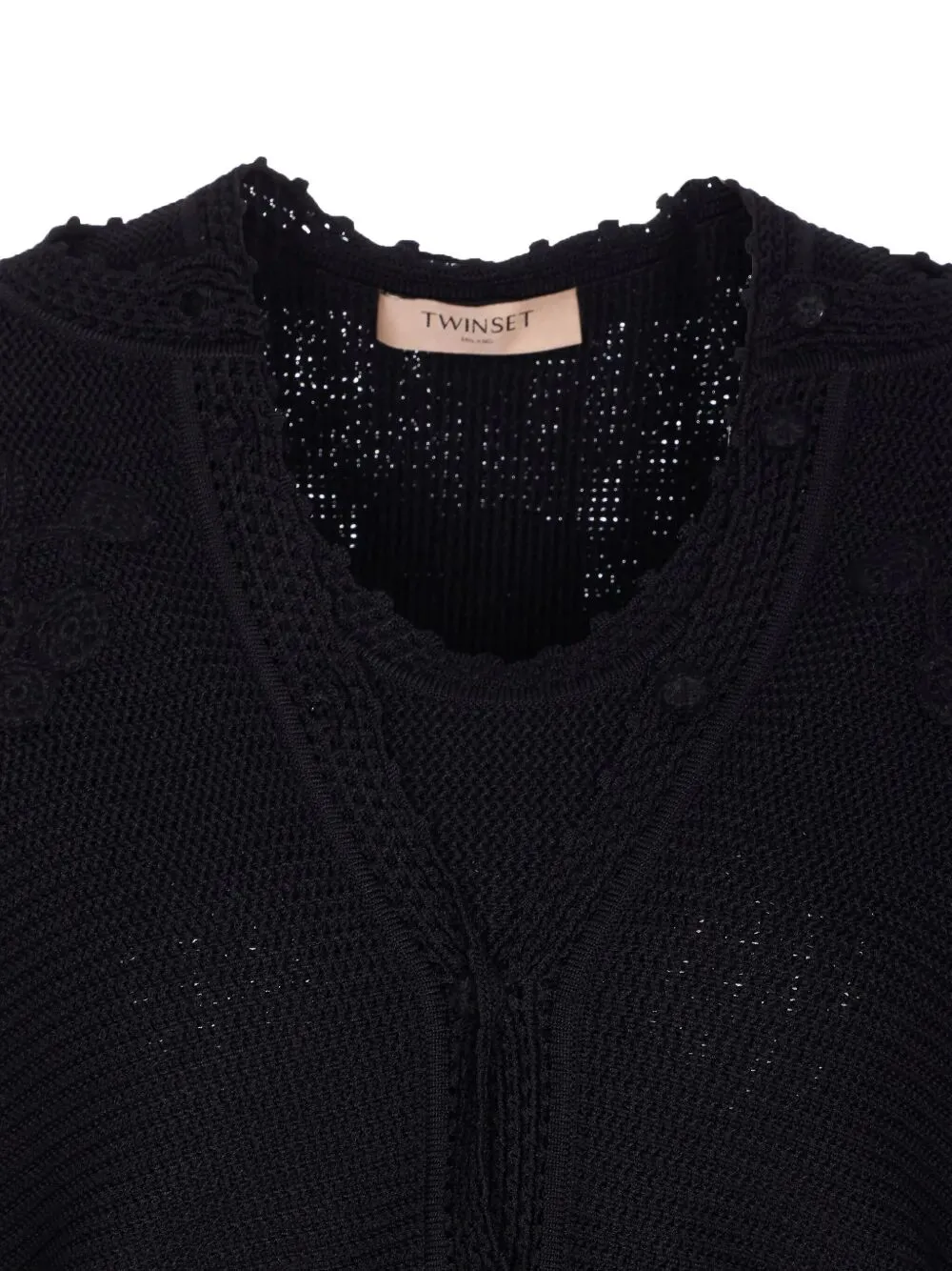 FLORAL EMBROIDERY KNIT SWEATER sold by Lord & Taylor product image thumbnail 3