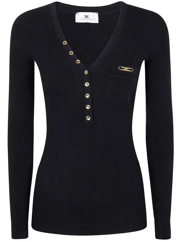 LONG-SLEEVED TOP WITH LOGO DETAIL sold by Lord & Taylor