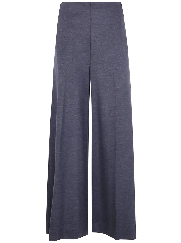 WOMEN WIDE LEG CROPPED TROUSERS SUPERFINE MERINO sold by Lord & Taylor