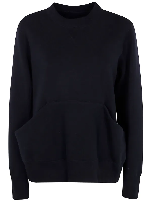SPONGE SWEAT ROUND NECK PULLOVER made by Sacai