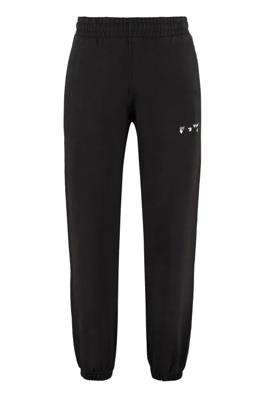 LOGO DETAIL COTTON TRACK-PANTS sold by Lord & Taylor