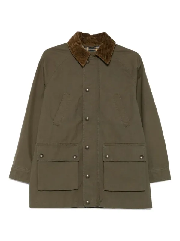 CORDUROY COLLAR COAT WITH FLAP POCKETS sold by Lord & Taylor