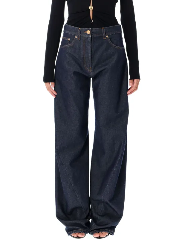 TWISTED BAGGY JEANS sold by Lord & Taylor