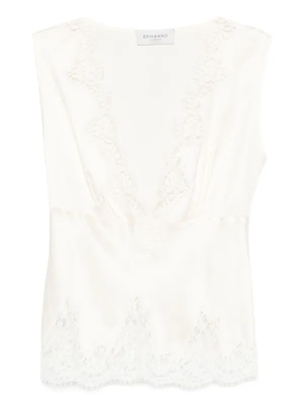BEIGE SILK NYLON TOP sold by Lord & Taylor