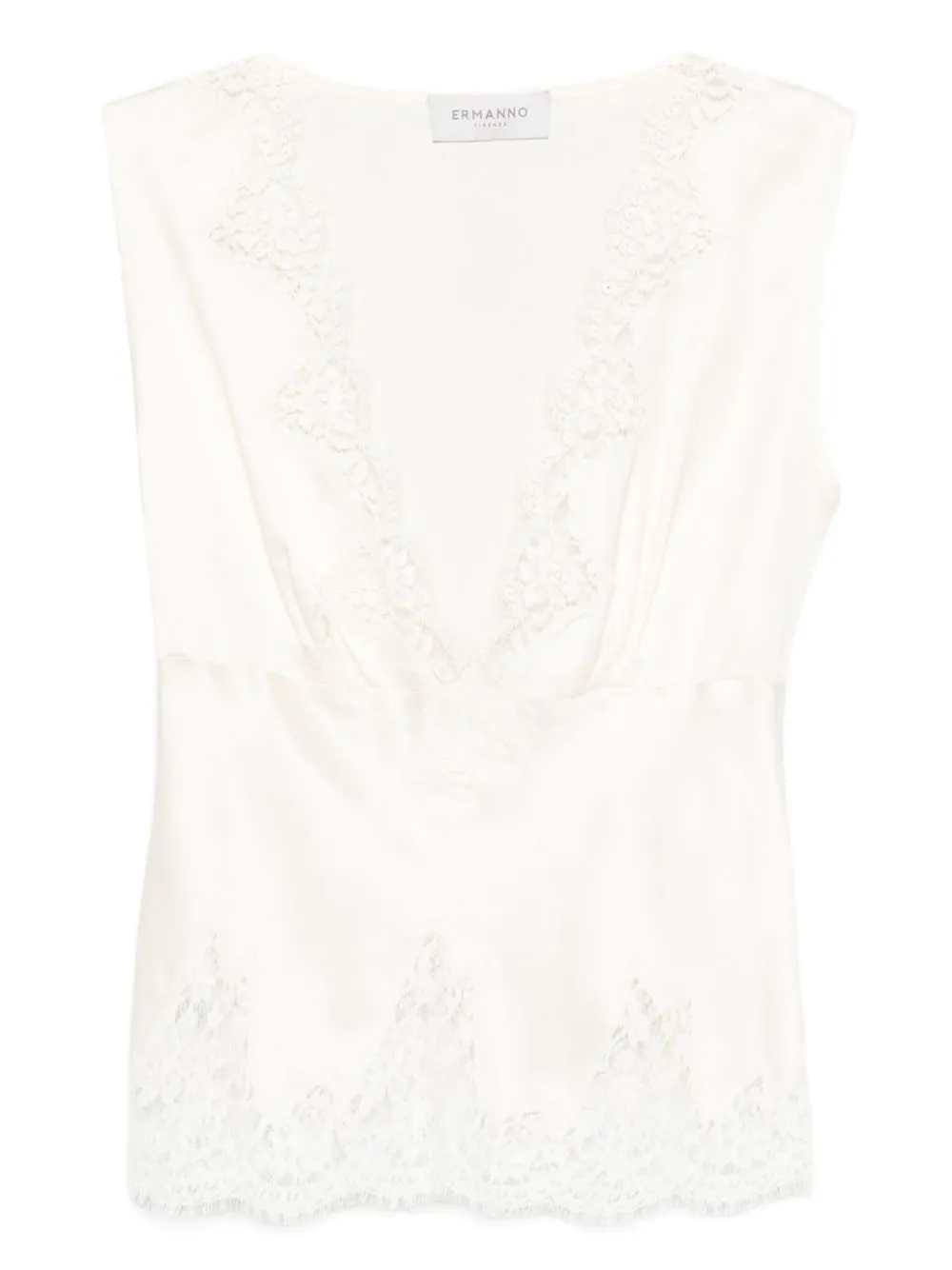 BEIGE SILK NYLON TOP sold by Lord & Taylor