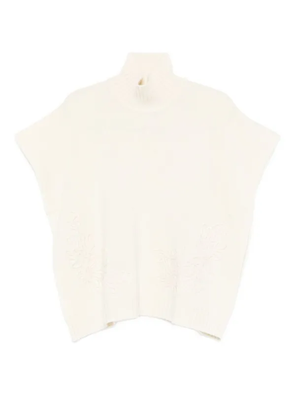 BEIGE SILK NYLON SWEATER sold by Lord & Taylor