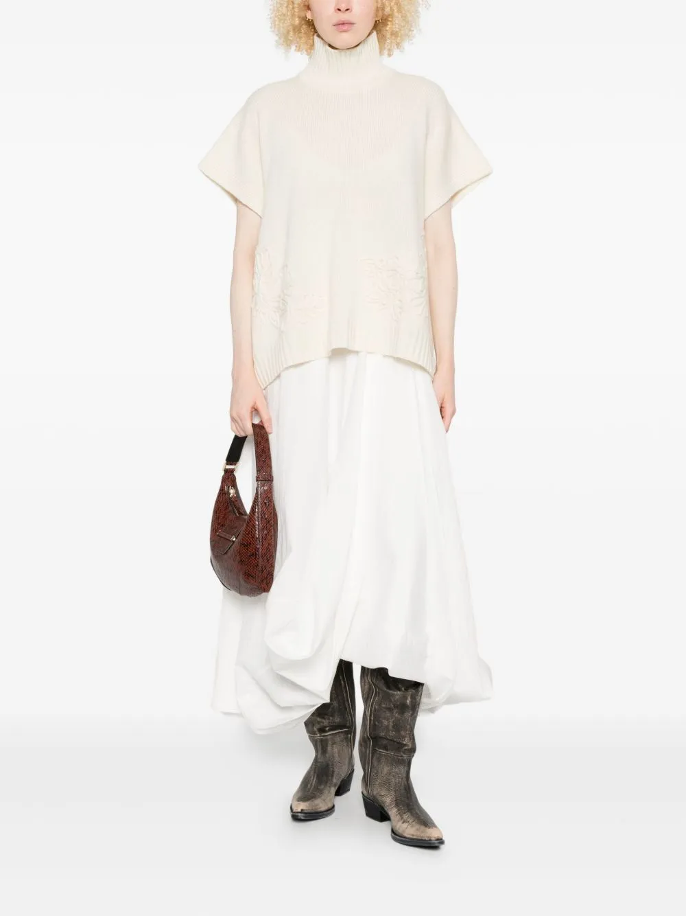 BEIGE SILK NYLON SWEATER sold by Lord & Taylor product image thumbnail 3