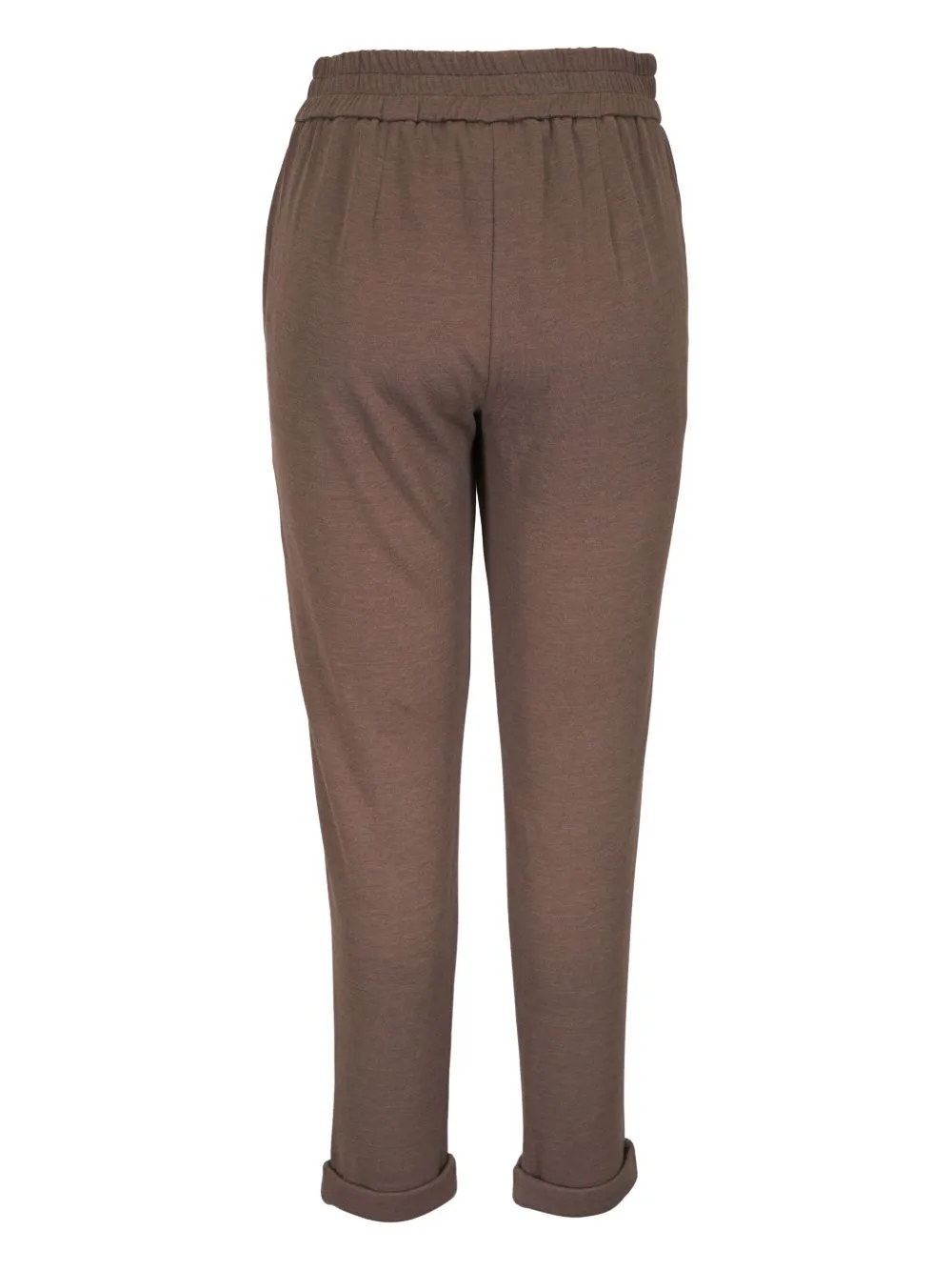 CHOCOLATE TONE COTTON SILK TROUSERS sold by Lord & Taylor product image thumbnail 4