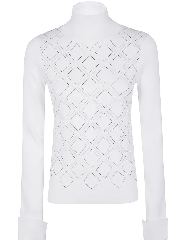 VISCOSE HIGH NECK SWEATER sold by Lord & Taylor