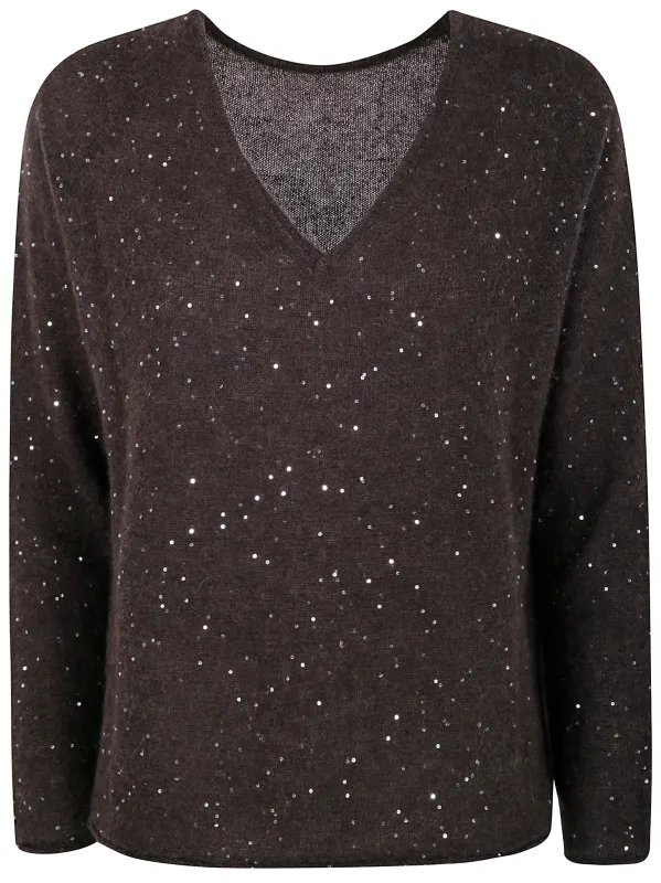 ROUND NECK KNIT SWEATER made by Lord & Taylor