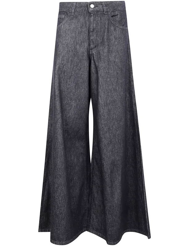 DENIM WIDE LEG JEANS sold by Lord & Taylor