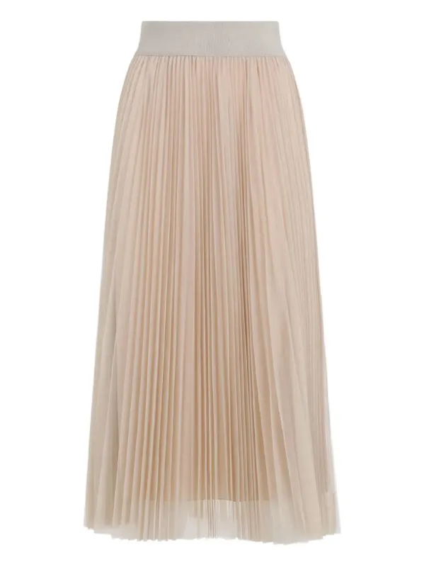 PLEATED TULLE WIDE SKIRT made by Fabiana Filippi