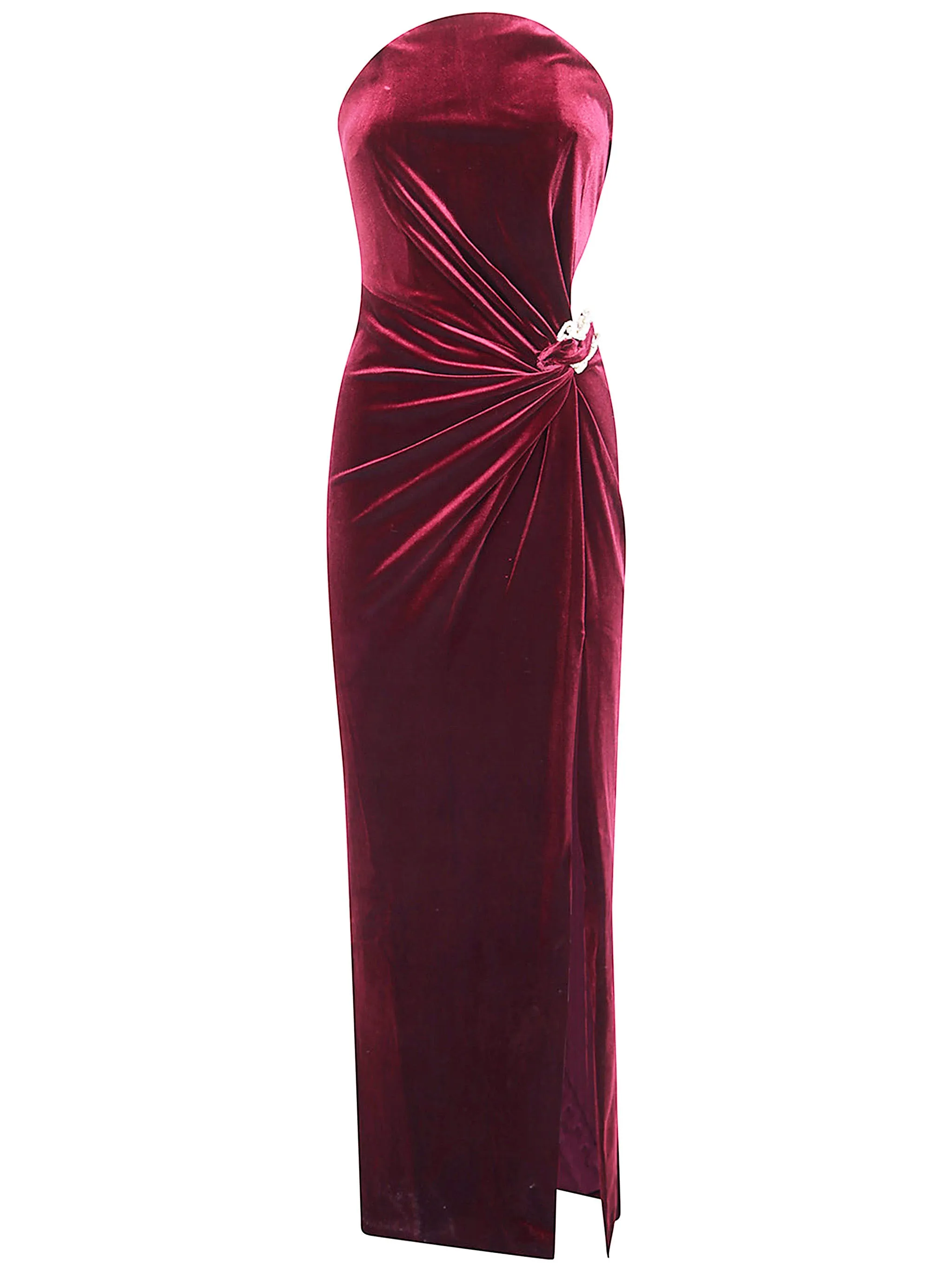 VELVET BANDEAU MAXI DRESS sold by Lord & Taylor