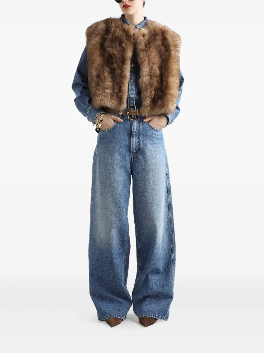 DENIM COTTON JEANS sold by Lord & Taylor product image thumbnail 3